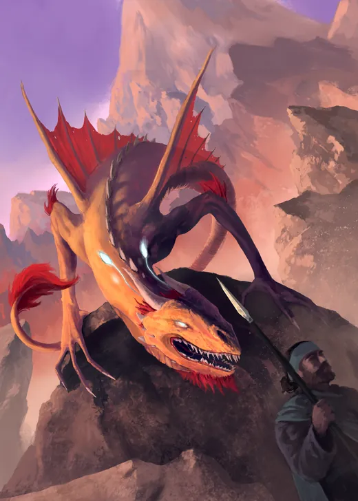 DiceWar-Kreatur: Feuerbasilisk